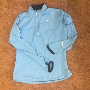 Baby blue nike pullover dry fit like new